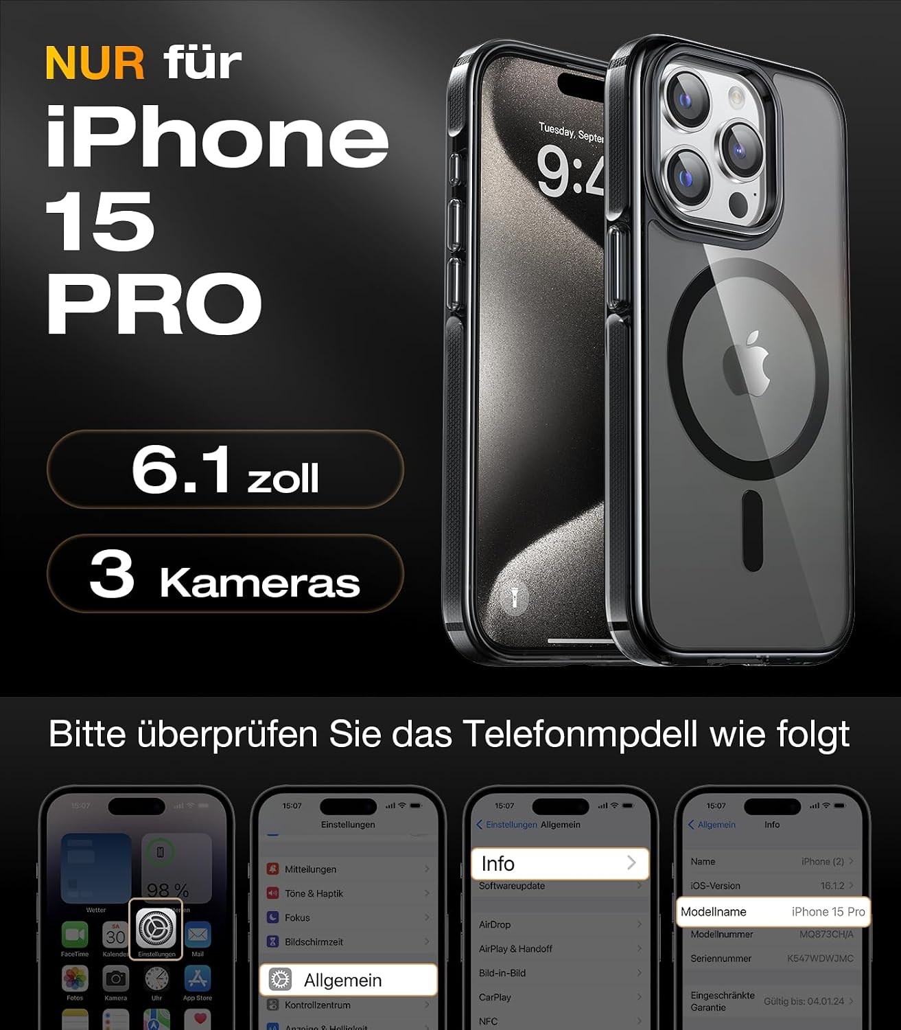 image:imageVICSEED Fr iPhone Hlle schwarz Airbags
