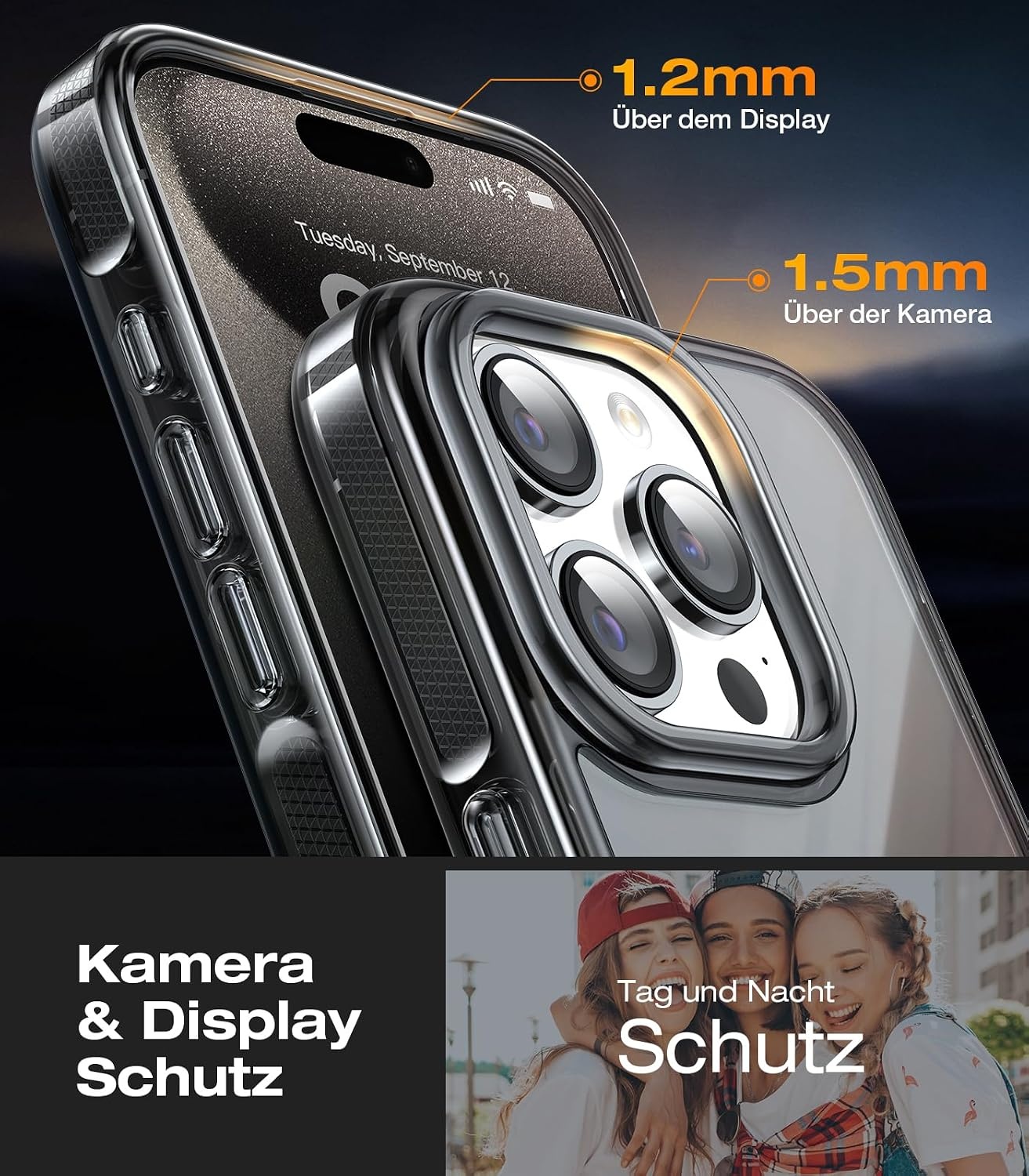 image:imageVICSEED Fr iPhone Hlle schwarz Airbags