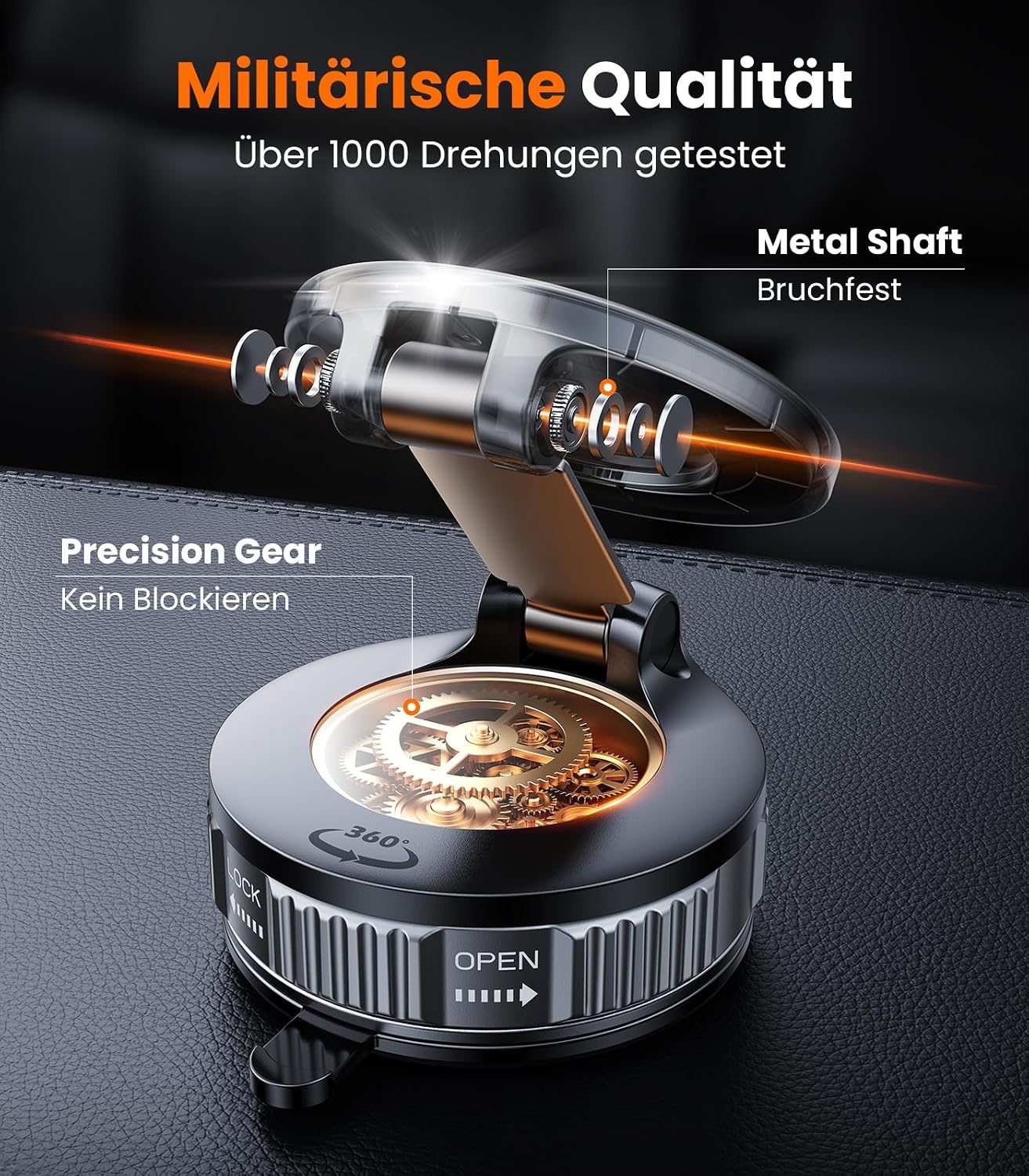image:imageVICSEED Handyhalterung Auto Magnet fr MagSafe AutohalterungStarke VakuumSchwarz