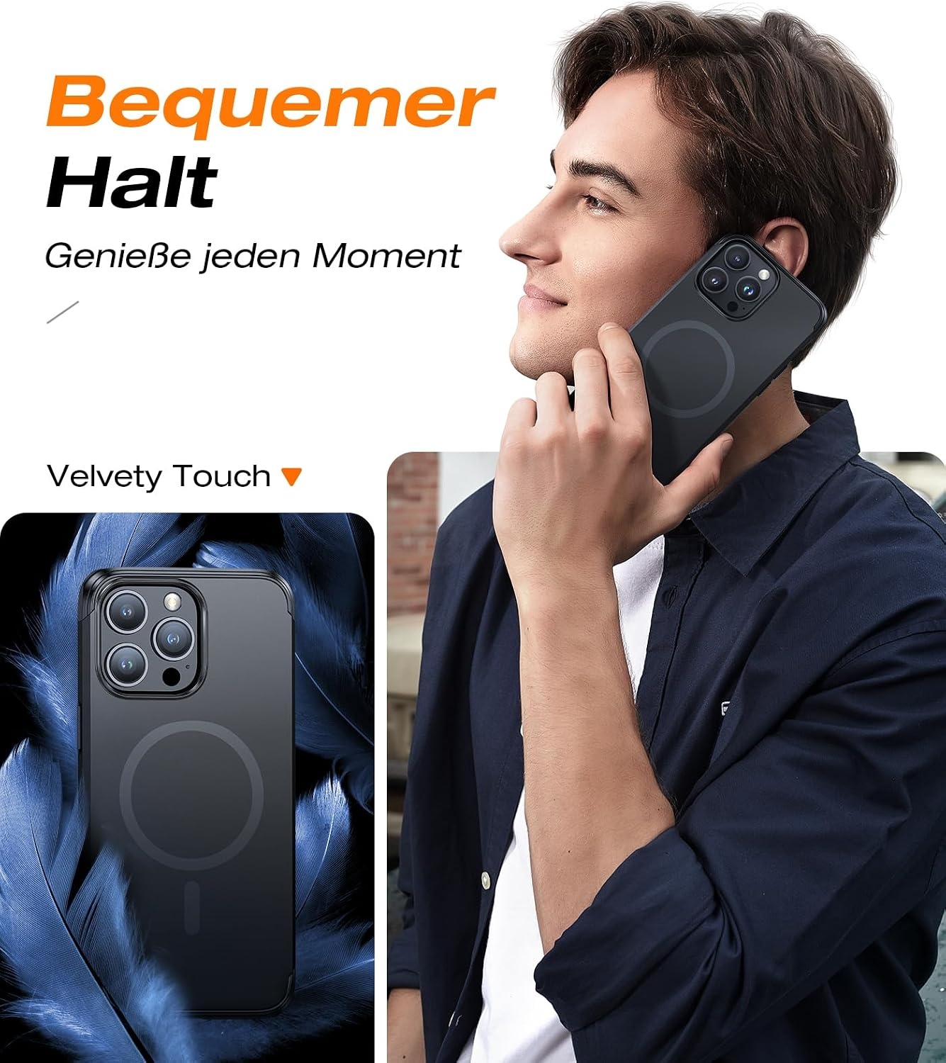 image:imageVICSEED Ultra Stoschutz fr iPhone 15 Pro Max Hlle fr MagSafe 36 NdFeB Magnetenamp Echte Militr Fallschutz Velvety Touch Handyhlle iPhone 15 Pro Max Case Kratzfest Schutzhlle 2023 67Schwarz