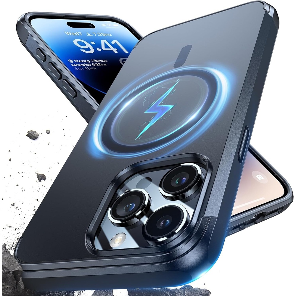 image:imageVICSEED Extrem stofeste fr iPhone 14 Pro Max Hlle mit MagSafe RitterschildSerie Unzerbrechlicher TOPFallschutz Klassische AntiKratzSchutz handyhlle iPhone 14 Pro Max CaseSchwarz