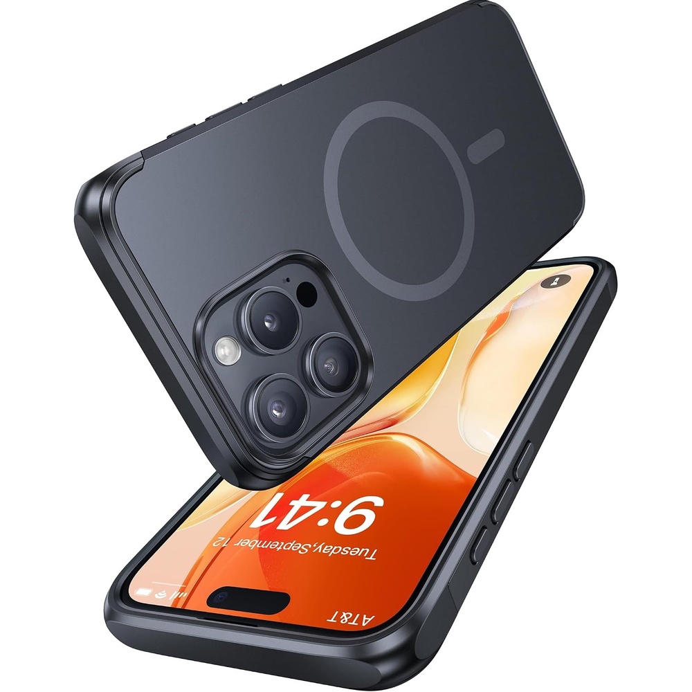 image:imageVICSEED MagSchildSerie fr iPhone 15 Pro Hlle mit MagSafe Doppelschutz amp SGS Zertifiziert Ewige Magnetkraft Schutz Handyhlle AntiScratch fr iPhone 15 Pro Schwarz
