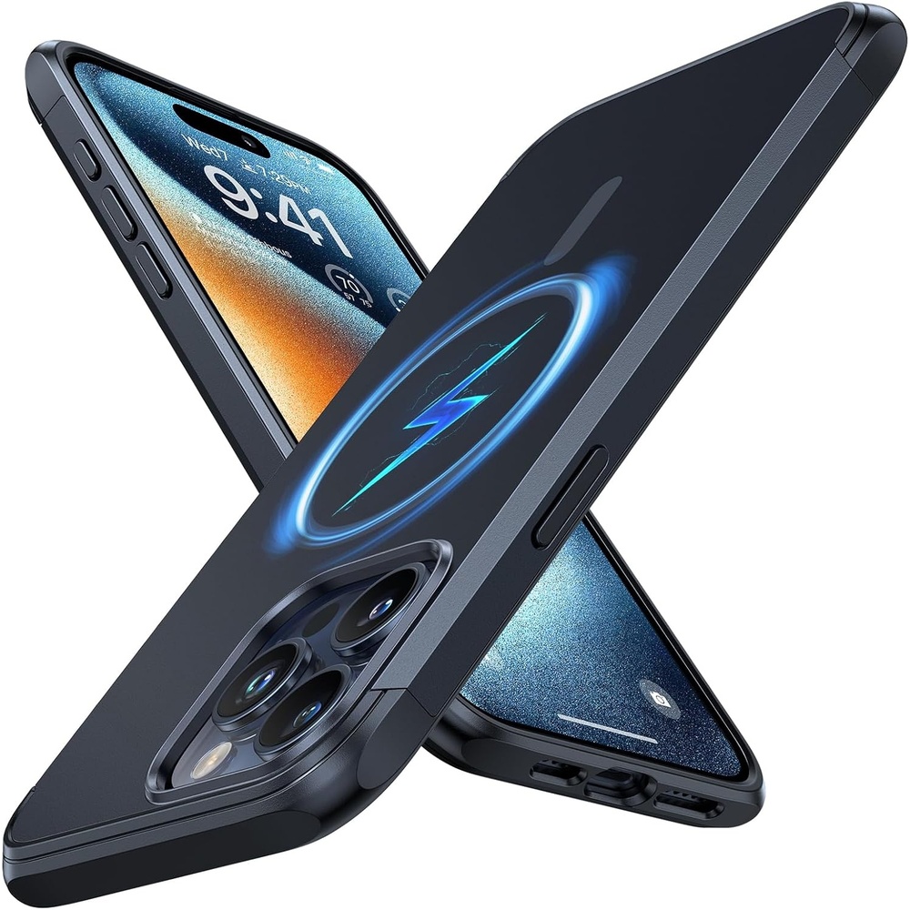 image:imageVICSEED Ultra Stoschutz fr iPhone 15 Pro Max Hlle fr MagSafe 36 NdFeB Magnetenamp Echte Militr Fallschutz Velvety Touch Handyhlle iPhone 15 Pro Max Case Kratzfest Schutzhlle 2023 67Schwarz