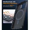 VICSEED Extrem stoßfeste für iPhone 14 Pro Max Hülle mit MagSafe, Ritterschild-Serie [Unzerbrechlicher TOP-Fallschutz], Klassische Anti-Kratz-Schutz handyhülle iPhone 14 Pro Max Case,Schwarz