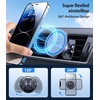 VICSEED Handyhalterung Auto Magnet Lüftung für Magsafe Autohalterung [Starker Magnet mit 20 xN55] Magnetische KFZ Handy Halterung Kompatibel für iPhone 18 17 16 15 14 13 Pro Max Samsung S26 Ultra usw(Blau)
