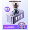 VICSEED Handyhalterung Auto Magnet Lüftung für Magsafe Autohalterung [Starker Magnet mit 20 xN55] Magnetische KFZ Handy Halterung Kompatibel für iPhone 18 17 16 15 14 13 Pro Max Samsung S26 Ultra usw(Lila)