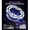 VICSEED Handyhalterung Auto Magnet für MagSafe Autohalterung[20 XN55 Stärkste Magnet],Vollmetall &360° Drehung Magnetische KFZ Halterung kleben[Stärkster 3M Kleber] für iPhone 16 15 14 13 12 Samsung(BLAU-VIOLETTER FARBVERLAUF)