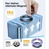 VICSEED Handyhalterung Auto Magnet für MagSafe Autohalterung[20 XN55 Stärkste Magnet],Vollmetall &360° Drehung Magnetische KFZ Halterung kleben[Stärkster 3M Kleber] für iPhone 16 15 14 13 12 Samsung(Shwarz)