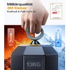 VICSEED Handyhalterung Auto Magnet für MagSafe Autohalterung[20 XN55 Stärkste Magnet],Vollmetall &360° Drehung Magnetische KFZ Halterung kleben[Stärkster 3M Kleber] für iPhone 16 15 14 13 12 Samsung(Shwarz)