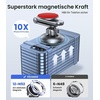 VICSEED Handyhalterung Auto Magnet für Monitor [Faltbar & Versteckt] MagSafe Autohalterung [Stärkste Magnetkraft] Perfekt für Tesla Model 3 & Y,Stärkste Haftung Handyhalterung für alle Handys