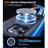 VICSEED Mag-Schild-Serie für iPhone 15 Pro Hülle mit MagSafe [Doppelschutz & SGS Zertifiziert] Ewige Magnetkraft Schutz Handyhülle Anti-Scratch für iPhone 15 Pro, Schwarz