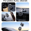 VICSEED Militärische Handyhalterung Auto Magnet für MagSafe Autohalterung(Sternenlicht Schwarz)