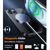 VICSEED Ultra Stoßschutz für iPhone 15 Hülle für MagSafe [20N Magnetisch& Militärschutz] Velvety Touch Handyhülle iPhone 15 Case Kratzfest Mag-Schild Schutzhülle 2023 6.7“，Schwarz