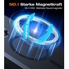 VICSEED Ultra Stoßschutz für iPhone 15 Hülle für MagSafe [20N Magnetisch& Militärschutz] Velvety Touch Handyhülle iPhone 15 Case Kratzfest Mag-Schild Schutzhülle 2023 6.7“，Schwarz