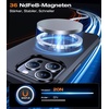 VICSEED Ultra Stoßschutz für iPhone 15 Pro Max Hülle für MagSafe [36 NdFeB Magneten& Echte Militär Fallschutz] Velvety Touch Handyhülle iPhone 15 Pro Max Case Kratzfest Schutzhülle 2023 6.7″，Schwarz