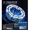 VICSEED Vollmetall Handyhalterung Auto Magnet für Mgasafe Autohalterung [26xN55 Stärkste Magneten] Lüftung [Integrierte Metallclip] KFZ Halterung für iPhone 17 16 15 14 13 ProMax Samsung S25 Ultra(Shwarz)