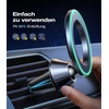 VICSEED Vollmetall Handyhalterung Auto Magnet für Mgasafe Autohalterung [26xN55 Stärkste Magneten] Lüftung [Integrierte Metallclip] KFZ Halterung für iPhone 17 16 15 14 13 ProMax Samsung S25 Ultra(Shwarz)