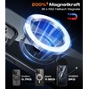 VICSEED für Magsafe iPhone 14 Pro Max Hülle – Unsichtbarer Klappständer Magnetische Durchsichtige Handyhülle [Dünn & Stoßfest] 10FT SGS-Militärschutz für iPhone 14 Pro Max case, Schwarz