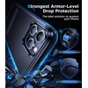 VICSEED für iPhone 15 Pro Hülle [Kompatibel mit MagSafe][Zertifizierte Militärschutz][TOP Magnetkraft] mit Faltbarer Ständer, Stoßfest Harte Schutzhülle HandyHülle Phone Case Cover, Schwarz
