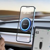 VICSEED Handyhalterung Auto Magnet für Monitor [Faltbar & Versteckt] MagSafe Autohalterung [Stärkste Magnetkraft] Perfekt für Tesla Model 3 & Y,Stärkste Haftung Handyhalterung für alle Handys