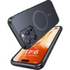 VICSEED Mag-Schild-Serie für iPhone 15 Pro Hülle mit MagSafe [Doppelschutz & SGS Zertifiziert] Ewige Magnetkraft Schutz Handyhülle Anti-Scratch für iPhone 15 Pro, Schwarz