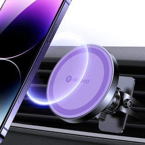 VICSEED Handyhalterung Auto Magnet Lüftung für Magsafe Autohalterung [Starker Magnet mit 20 xN55] Magnetische KFZ Handy Halterung Kompatibel für iPhone 18 17 16 15 14 13 Pro Max Samsung S26 Ultra usw(Lila)